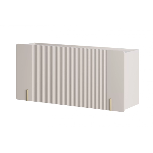 Komoda Malmi 150 cm wisząca - kaszmir / crema bianca / złoty